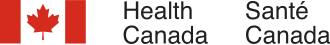 Government of Canada bilingual Health Canada logo